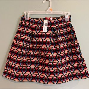 Handcrafted Aztec Print Skirt